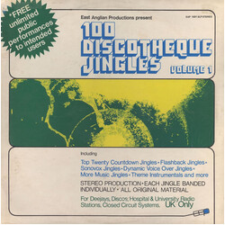 East Anglian Productions 100 Discotheque Jingles Volume 1 Vinyl LP USED