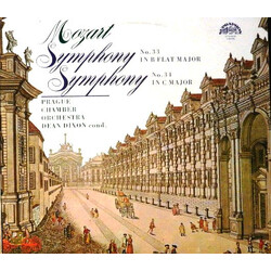 Wolfgang Amadeus Mozart / Prague Chamber Orchestra / Dean Dixon (2) Symphony No. 33 In B Flat Major, Symphony No. 34 In C Major Vinyl LP USED