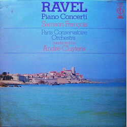 Maurice Ravel / Samson François / Orchestre De La Société Des Concerts Du Conservatoire / André Cluytens Piano Concerti Vinyl LP USED