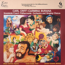 Carl Orff / Václav Smetáček / The Czech Philharmonic Orchestra / Czech Singers Chorus Carmina Burana Vinyl LP USED