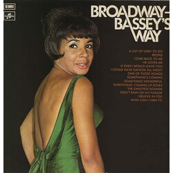 Shirley Bassey Broadway Bassey's Way Vinyl LP USED