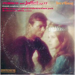 Hector Berlioz Romeo and Juliet, Dramatic Symphony, Op. 17 Vinyl LP USED