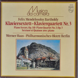 Felix Mendelssohn-Bartholdy / Werner Haas / Philharmonisches Oktett Berlin Klaviersextett - Klavierquartett Nr. 3 Vinyl LP USED