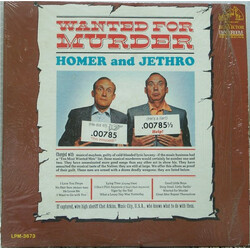 Homer And Jethro Wanted For Murder Vinyl LP USED