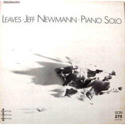 Jeff Newmann Leaves - Piano Solo Vinyl LP USED