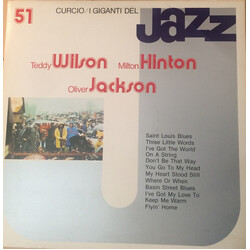 Teddy Wilson / Milt Hinton / Oliver Jackson I Giganti Del Jazz Vol. 51 Vinyl LP USED