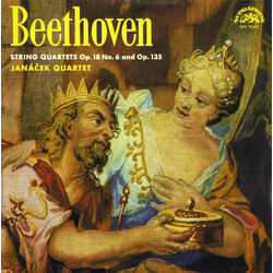 Ludwig van Beethoven / Janá?ek Quartet String Quartets Op. 18 No. 6 And Op. 135 Vinyl LP USED