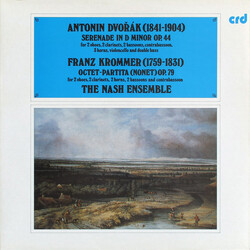 Antonín Dvořák / František Vincenc Kramář - Krommer / The Nash Ensemble Serenade In D Minor Op. 44 / Octet-Partita (Nonet) Op. 79 Vinyl LP USED