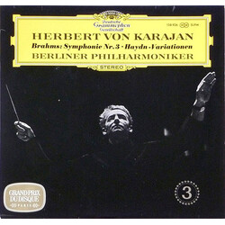 Johannes Brahms / Herbert von Karajan / Berliner Philharmoniker Brahms: Symphonie Nr. 3 • Haydn-Variationen Vinyl LP USED