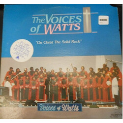 The Voices Of Watts On Christ The Solid Rock Vinyl LP USED