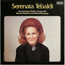 Renata Tebaldi / Richard Bonynge Serenata Tebaldi (An Evening Of Italian Songs With Renata Tebaldi And Richard Bonynge) Vinyl LP USED