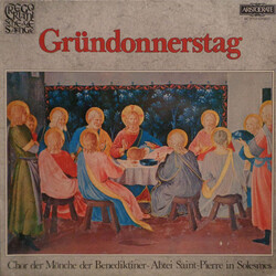 Chœur Des Moines De L'Abbaye Saint-Pierre De Solesmes / Dom Joseph Gajard Gründonnerstag Vinyl LP USED