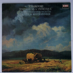 Pyotr Ilyich Tchaikovsky / Mstislav Rostropovich / The London Philharmonic Orchestra Symphony No. 6 in B Minor, Op. 74 "Pathetique" Vinyl LP USED