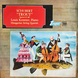 Franz Schubert / Louis Kentner / The Hungarian Quartet "Trout" - Quintet D. 667 Vinyl LP USED