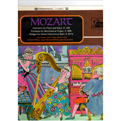 Wolfgang Amadeus Mozart / Jean Patero / Helga Storck / Helmuth Rilling / Bruno Hoffmann Concerto For Flute And Harp, K. 299 / Fantasia For Mechanical 