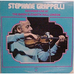 Stéphane Grappelli Stéphane Grappelli Recorded Live At The Queen Elizabeth Hall London Vinyl LP USED