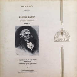 Joseph Haydn Complete Symphonies Volume XX Vinyl LP USED
