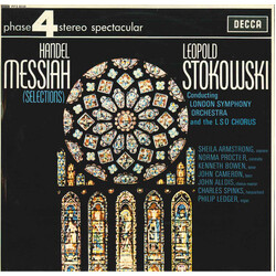 Georg Friedrich Händel / The London Symphony Orchestra / Leopold Stokowski Messiah-Selections Vinyl LP USED