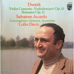 Antonín Dvořák / Salvatore Accardo / Concertgebouworkest / Sir Colin Davis Violin Concerto Op. 53 / Romance Op.. 11 Vinyl LP USED