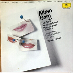 Alban Berg / Claudio Abbado / The London Symphony Orchestra / Margaret Price Lulu Suite / Three Pieces For Orchestra / Five Orchestral Songs Vinyl LP 