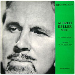 Alfred Deller Alfred Deller Solo - O Ravishing Delight Vinyl LP USED