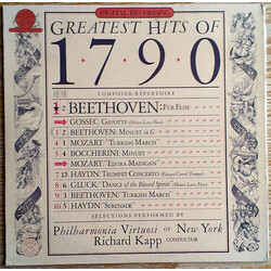 Philharmonia Virtuosi / Richard Kapp Greatest Hits Of 1790 Vinyl LP USED