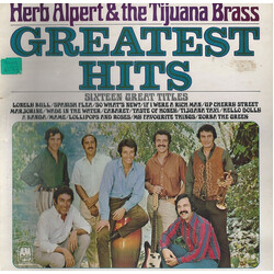 Herb Alpert & The Tijuana Brass Greatest Hits (Sixteen Great Titles) Vinyl LP USED