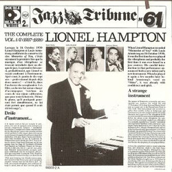 Lionel Hampton The Complete Lionel Hampton Vol. 1/2 (1937-1938) Vinyl 2 LP USED