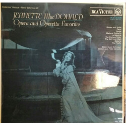 Jeanette MacDonald Opera And Operetta Favorites Vinyl LP USED