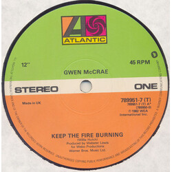 Gwen McCrae Keep The Fire Burning / Funky Sensation Vinyl USED