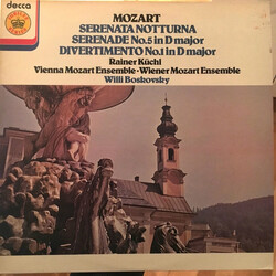 Wolfgang Amadeus Mozart / Rainer Küchl / Wiener Mozart Ensemble / Willi Boskovsky Serenata Notturna - Serenade No.5 in D Major - Divertimento No.1 in 