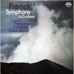 César Franck / The Czech Philharmonic Orchestra / Oskar Danon Symphony In D Minor Vinyl LP USED