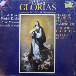 Antonio Vivaldi / St. John's College Choir / The Wren Orchestra / George Guest (2) Glorias RV 588 & RV 589 Vinyl LP USED