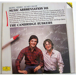 The Cambridge Buskers Music Abbreviation 101 Vinyl LP USED