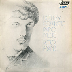 Claude Debussy / Peter Frankl Complete Piano Music Volume 1 Vinyl LP USED