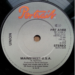 Union (17) Mainstreet U.S.A. Vinyl USED