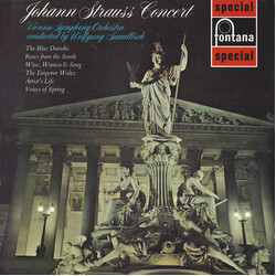 Johann Strauss Jr. / Wiener Symphoniker / Wolfgang Sawallisch Johann Strauss Concert Vinyl LP USED