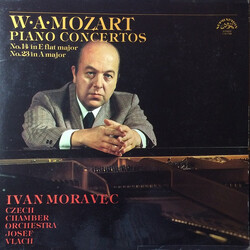Wolfgang Amadeus Mozart / Ivan Moravec / Czech Chamber Orchestra / Josef Vlach Piano Concertos (No. 14 In E Flat Major / No. 23 In A Major) Vinyl LP U