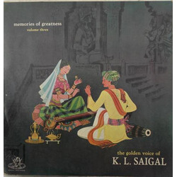 K. L. Saigal The Golden Voice Of K. L. Saigal - Vol. 3 Vinyl LP USED