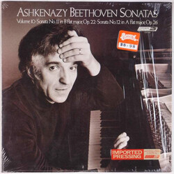 Vladimir Ashkenazy / Ludwig van Beethoven Piano Sonatas Volume 10: Sonata No 11 Op. 22 & Sonata No 12 Op. 26 Vinyl LP USED