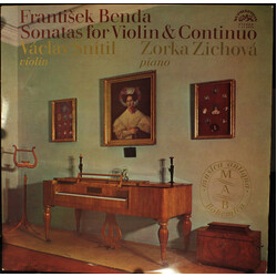 František Benda / Václav Snítil / Zorka Zichová Sonatas For Violin & Continuo Vinyl LP USED