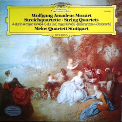 Wolfgang Amadeus Mozart / Melos Quartett Streichquartette • String Quartets A-Dur (In A Major) KV464 • C-Dur (In C Major) KV465 ("Dissonant") Vinyl LP