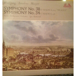 Wolfgang Amadeus Mozart Kv 504 Symfonie No.38 - Kv 338 Symfonie No.34 Vinyl LP USED