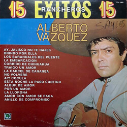 Alberto Vázquez 15 Éxitos Rancheros 15 Vinyl LP USED