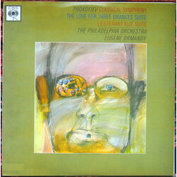 Sergei Prokofiev / The Philadelphia Orchestra / Eugene Ormandy Classical Symphony / The Love For Three Oranges Suite / Lieutenant Kijé Suite Vinyl LP 