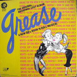 Various Grease - The Original Broadway Cast Album Vinyl LP USED