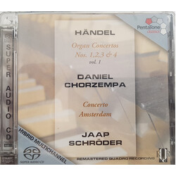 Daniel Chorzempa / Jaap Schr Handel Orgelkonzerte Vol.1 SACD